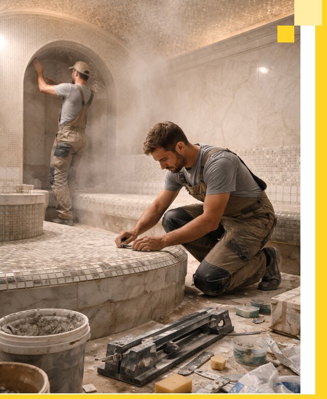 Профессиональный дизайн хамама и SPA под ключ в Евпатории