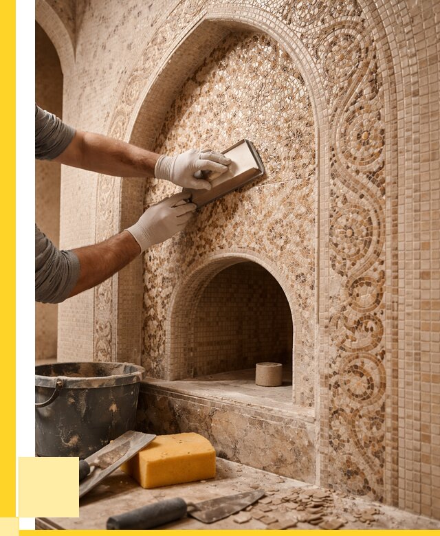 Мозаика для хамама в Евпатории под ключ от 5267 р. | ЭриданЕвп