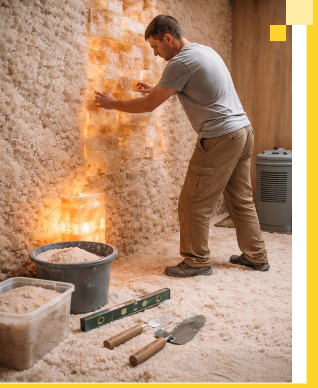 Проектирование и монтаж соляных комнат в Евпатории под ключ