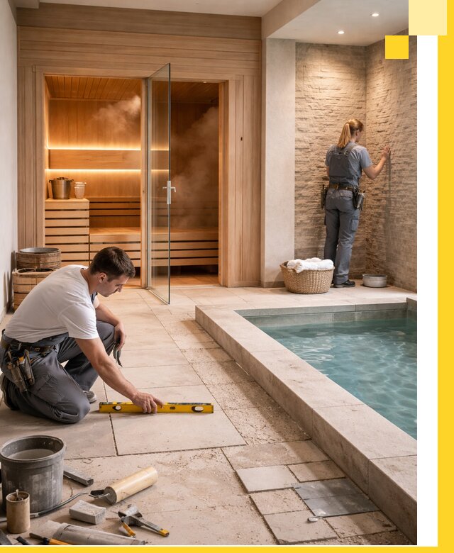 Комплексный дизайн и отделка интерьеров SPA под ключ в Евпатории